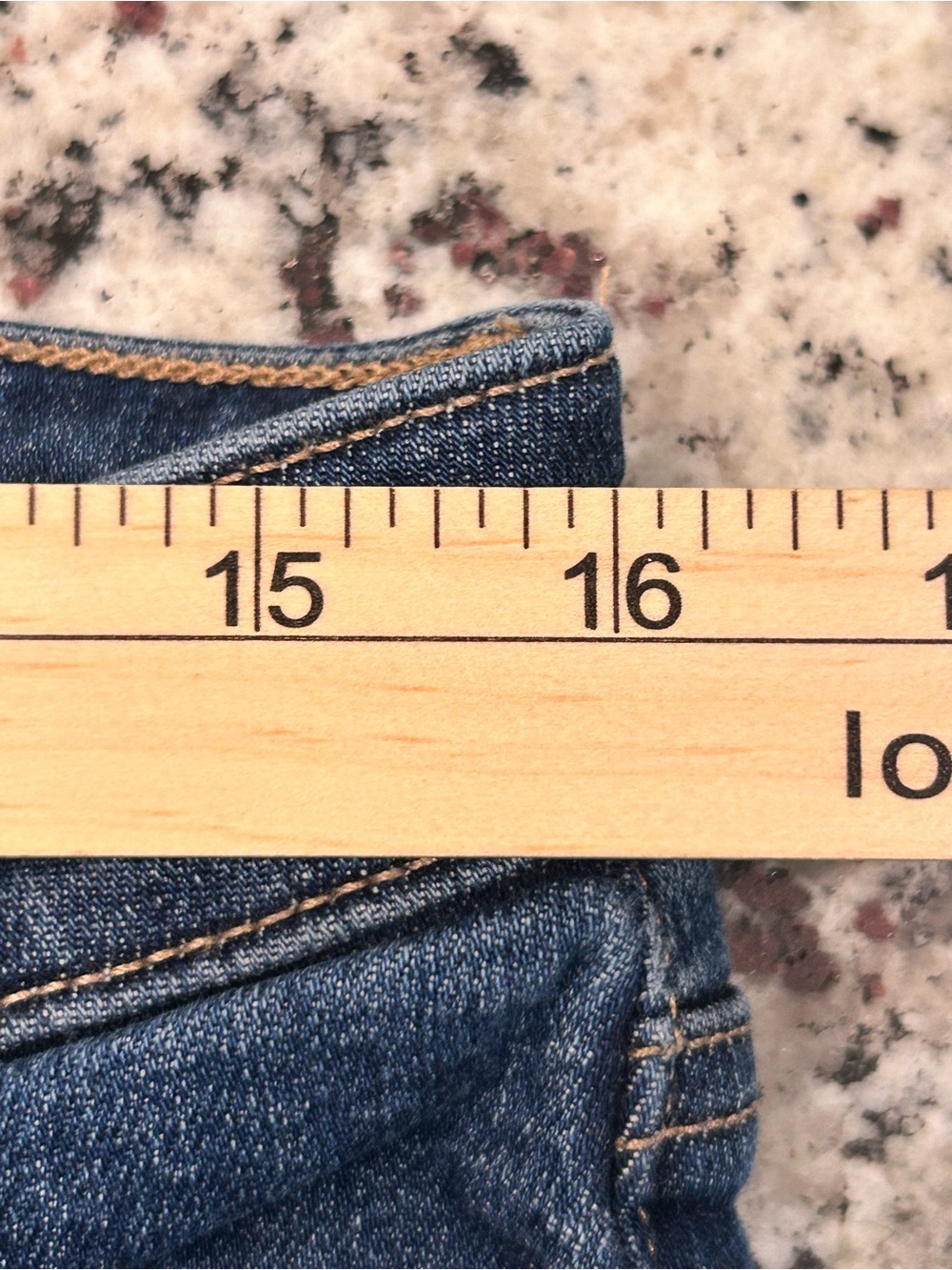 American Eagle Bell Flare Stretch Women’s Blue Jeans 12 Denim Casual Mid Rise - Picture 8 of 11
